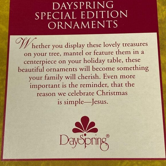 NWT Dayspring Special Edition Crown Star Ornament Religious - Picture 5 of 6